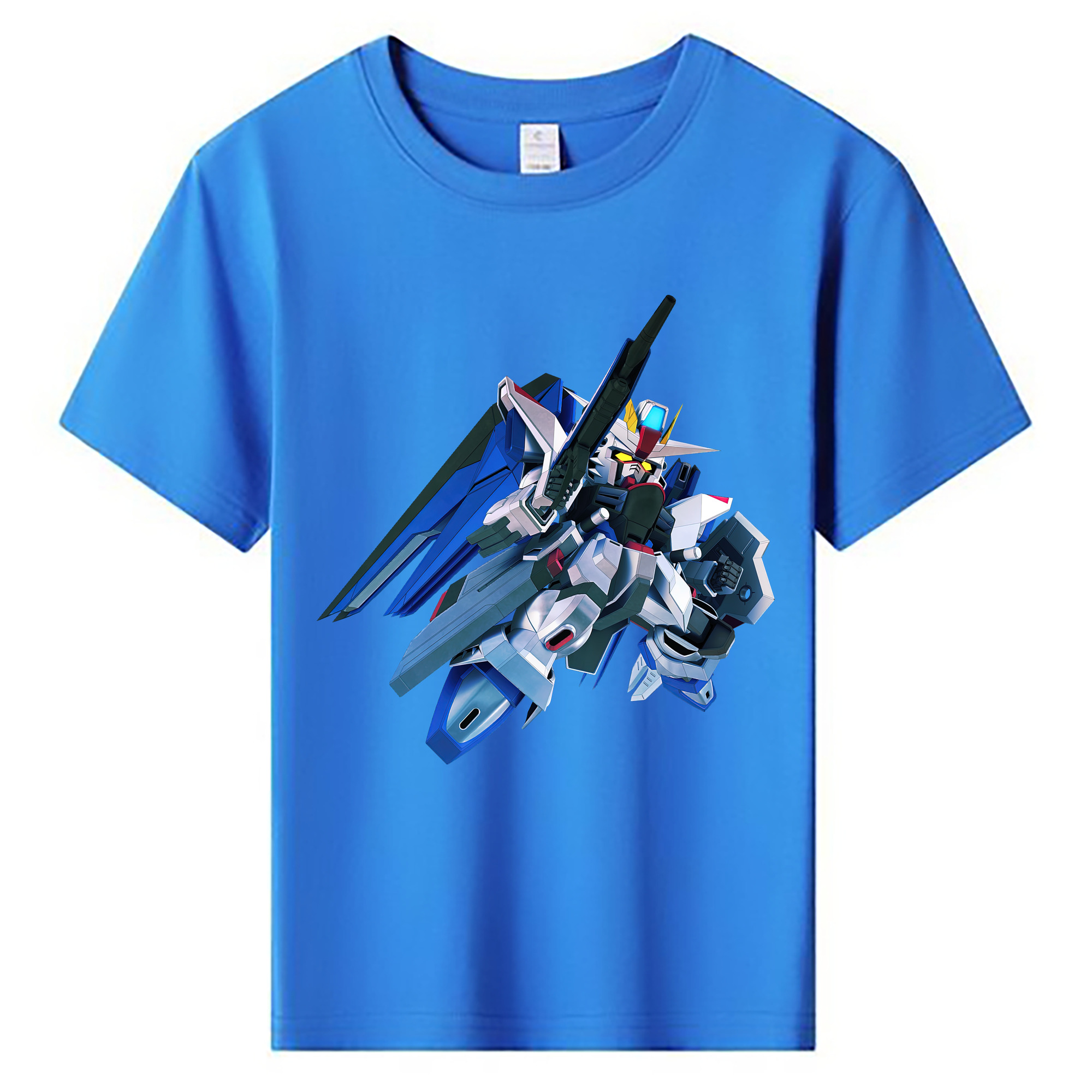 （画像用） 機動戦士ガンダム Mobile Suit Gundam 綿100％キッズTシャツ（フロントプリント）